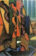 Juan Gris Fiddle and Guitar oil painting picture wholesale